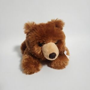 Plush Brown Bear Stuffed Animal - Soft Cuddly Toy AURORA 9 Inch